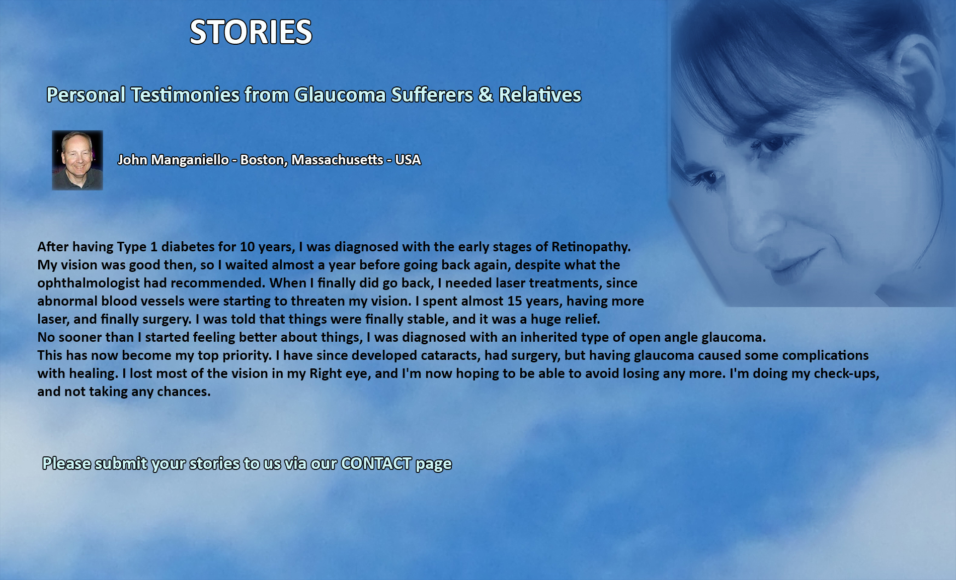Glaucoma Stories